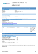 Mastercontact PX300 11L - SDS
